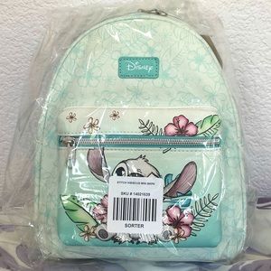 Stitch Hibiscus Disney Loungefly Mini Backpack